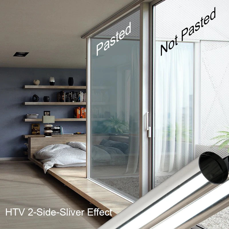 Thermal Insulation Privacy Window Film One Way Glass Vinyl Reflective Window Tint Anti UV Solar Blocking Glass Foil for Home