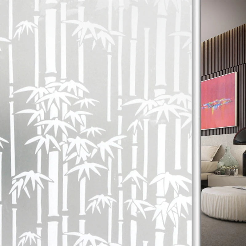 Frosted Self Adhesive Glass Window Film Privacy Protection Vinyl for Stained Glass Window Sticker Heat Insulation