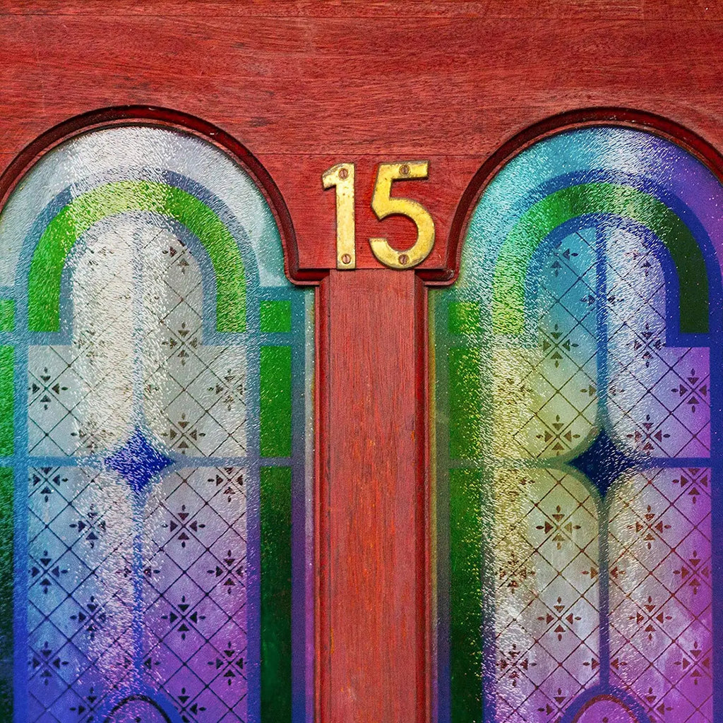 Holographic Clear Window Film Iridescent Window Dichroic Film Decorative Glass Sticker Self-Adhesive Rainbow Cellophane Roll