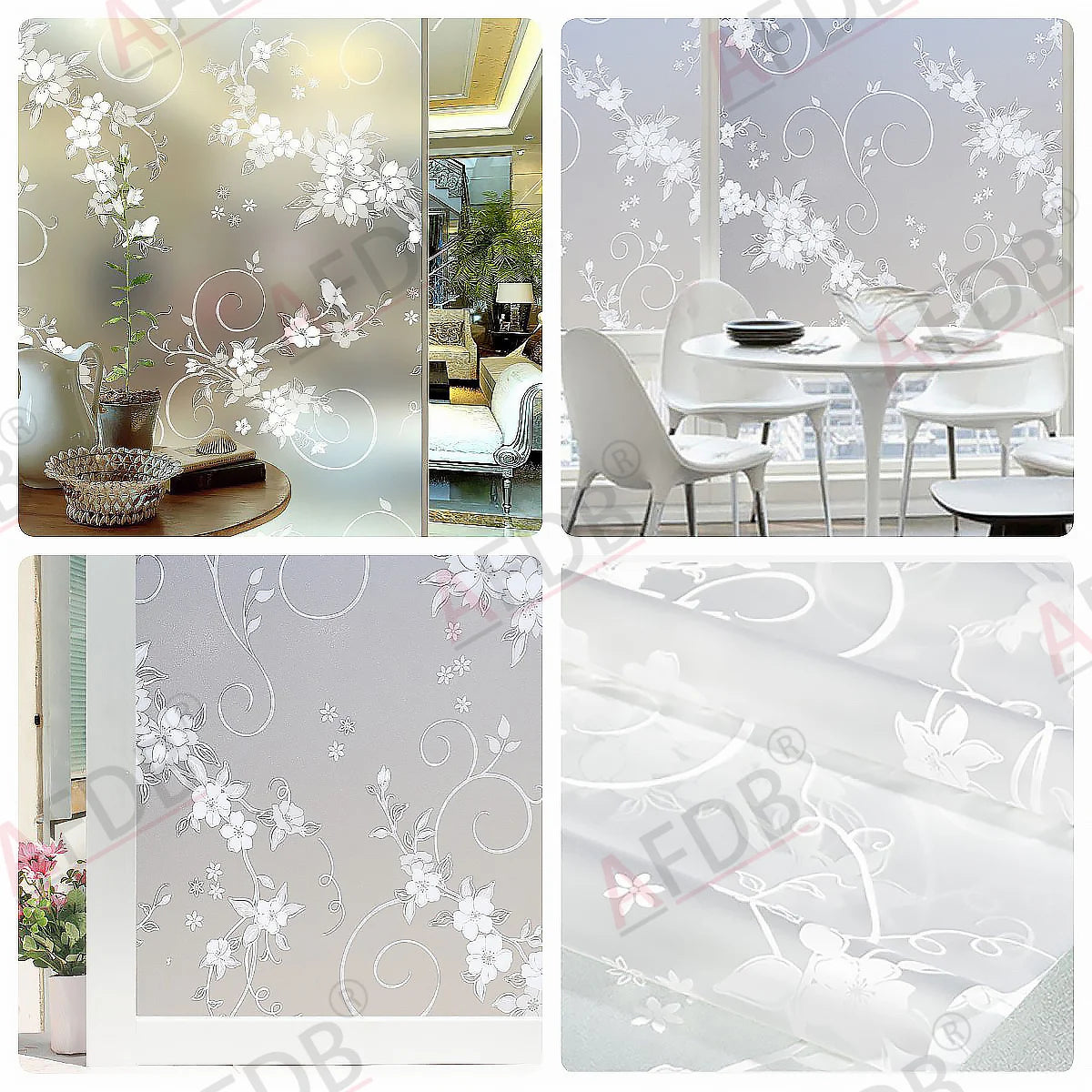 Privacy Window Film One Way Self Adhesive Glass Sticker for Home Reflective Mirror Film Sun Blocking Anti UV Window Tinting