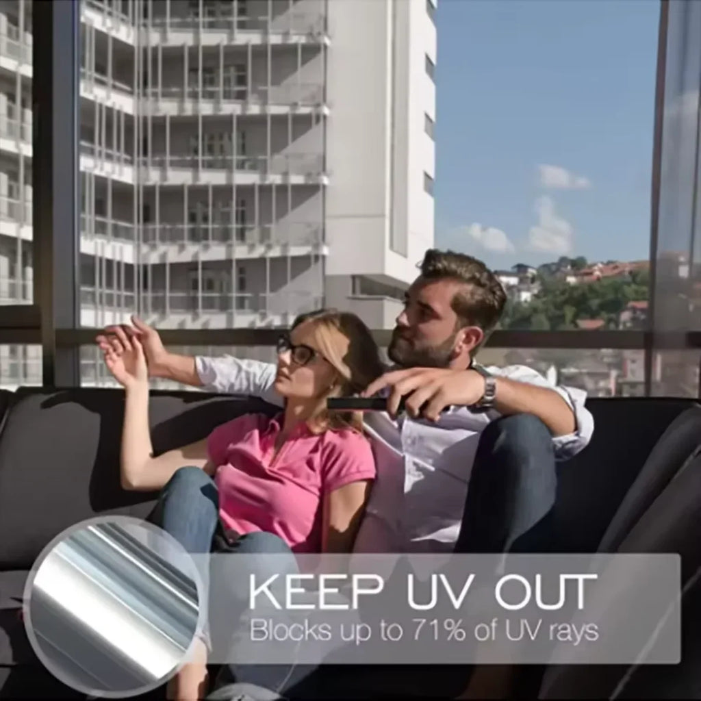 sun protection one-way mirrors window film stickers Household insulated glass film windows balconies privacy protection