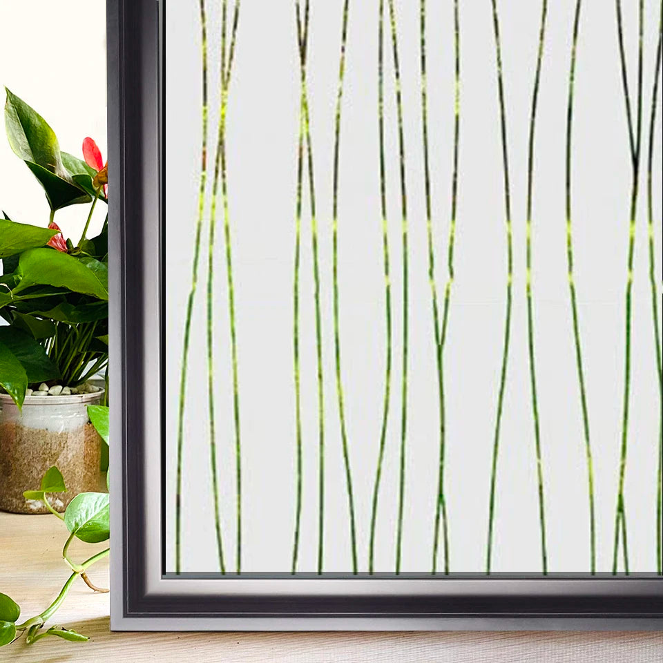 Window Privacy Film Rainbow Static Clings Heat Control Window Insulation Sun UV Protection Glass Vinyl Film for Home