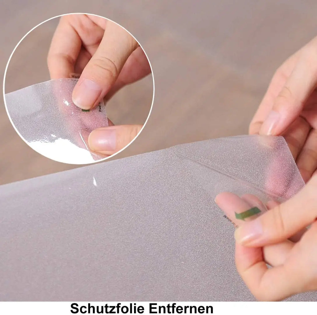 Pure Frosted Window Film Privacy Sun Blocking Self Adhesive Window Covering Opaque Vinyl Matte Glass Film for Bathroom Office