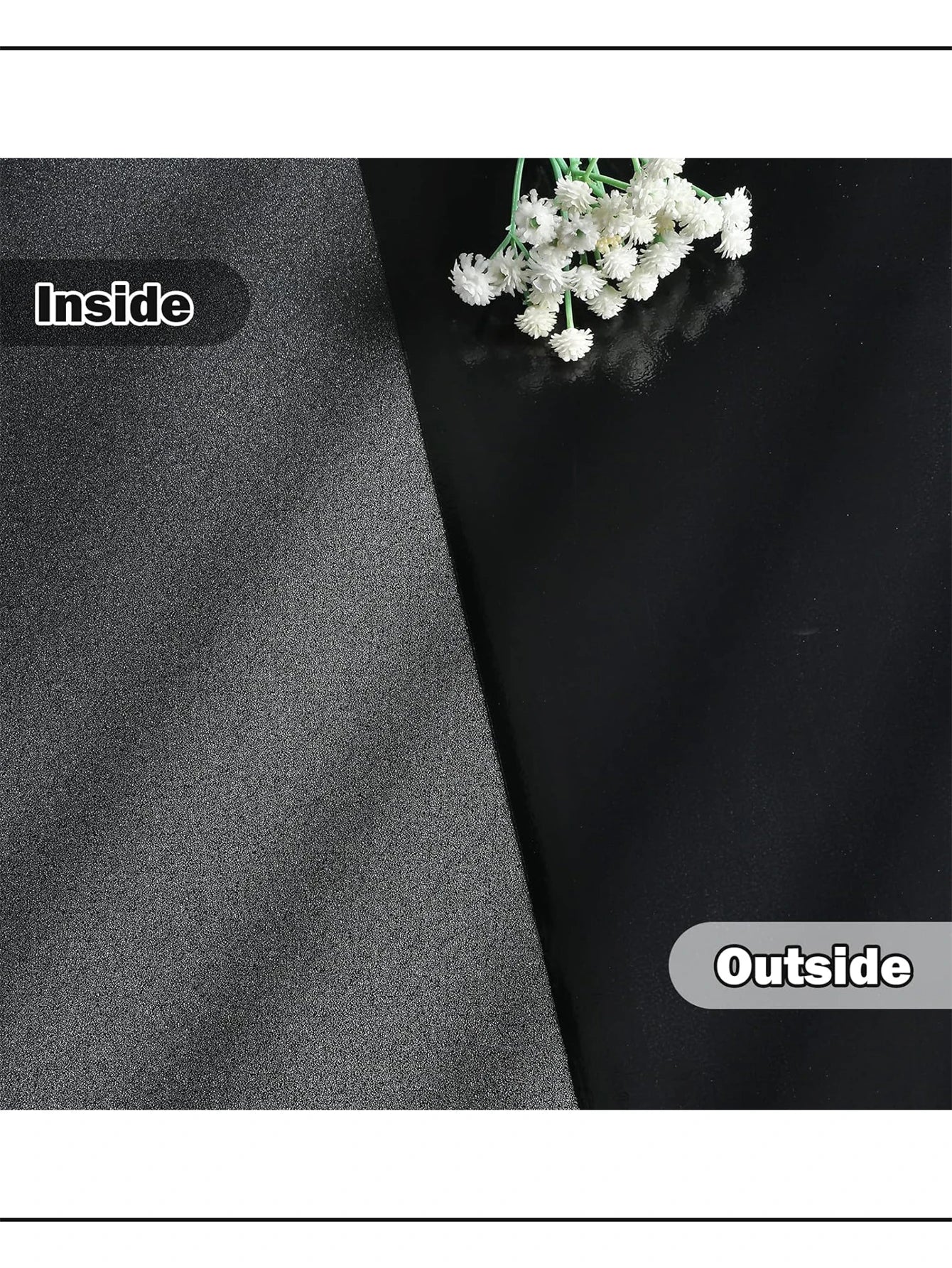 Blackout Window Film, Sun Blocking Window Privacy Cover for Glass, Removable Opaque Room Darkening Dark Black Out Window Sticke