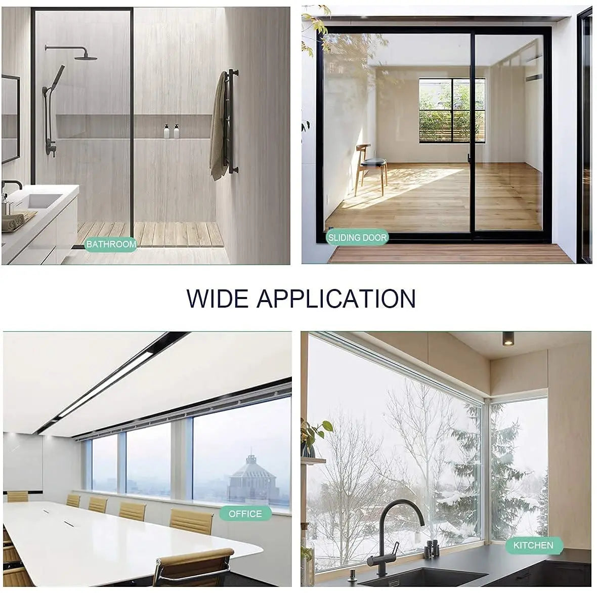 2/3/5M Transparent Safety Security Window Film Glass Protective Sticker Clear Film Anti Shatter Explosion Proof for Window Glass