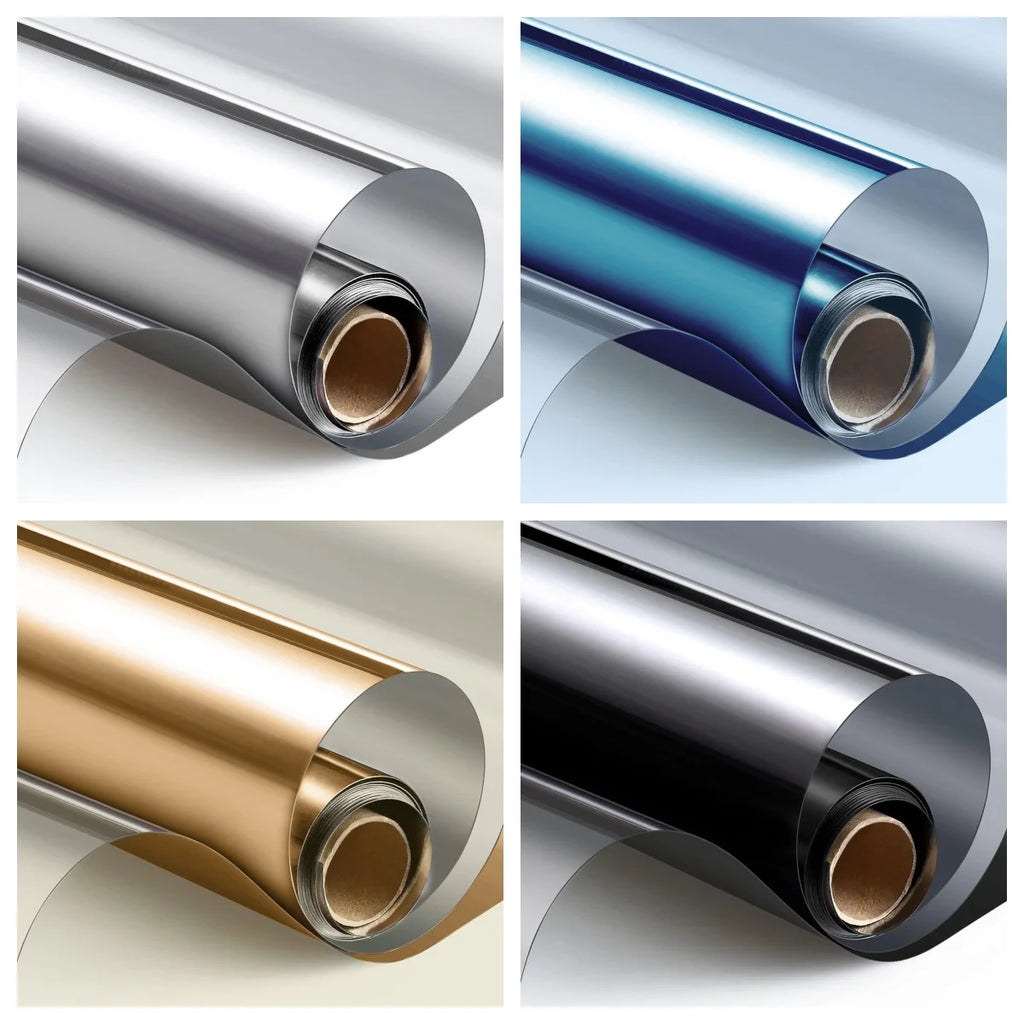 Heat Control UV Blocking Window Film Self Adhesive Privacy Anti Glare for Home Office Car Glass Door Reusable