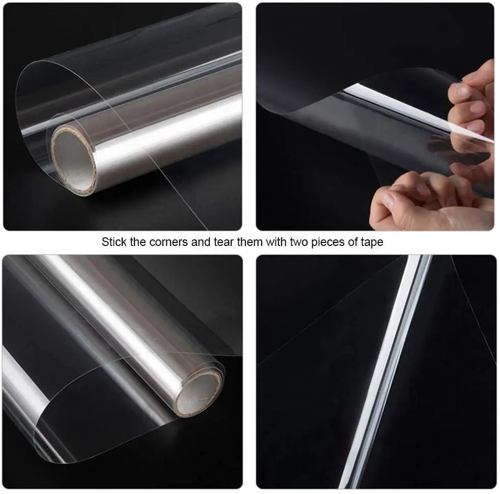 3 Metre Clear Safety & Security Window Film Anti Shatter Glass Protection Sticker Transparent Explosion-Proof Film Self-Adhesive
