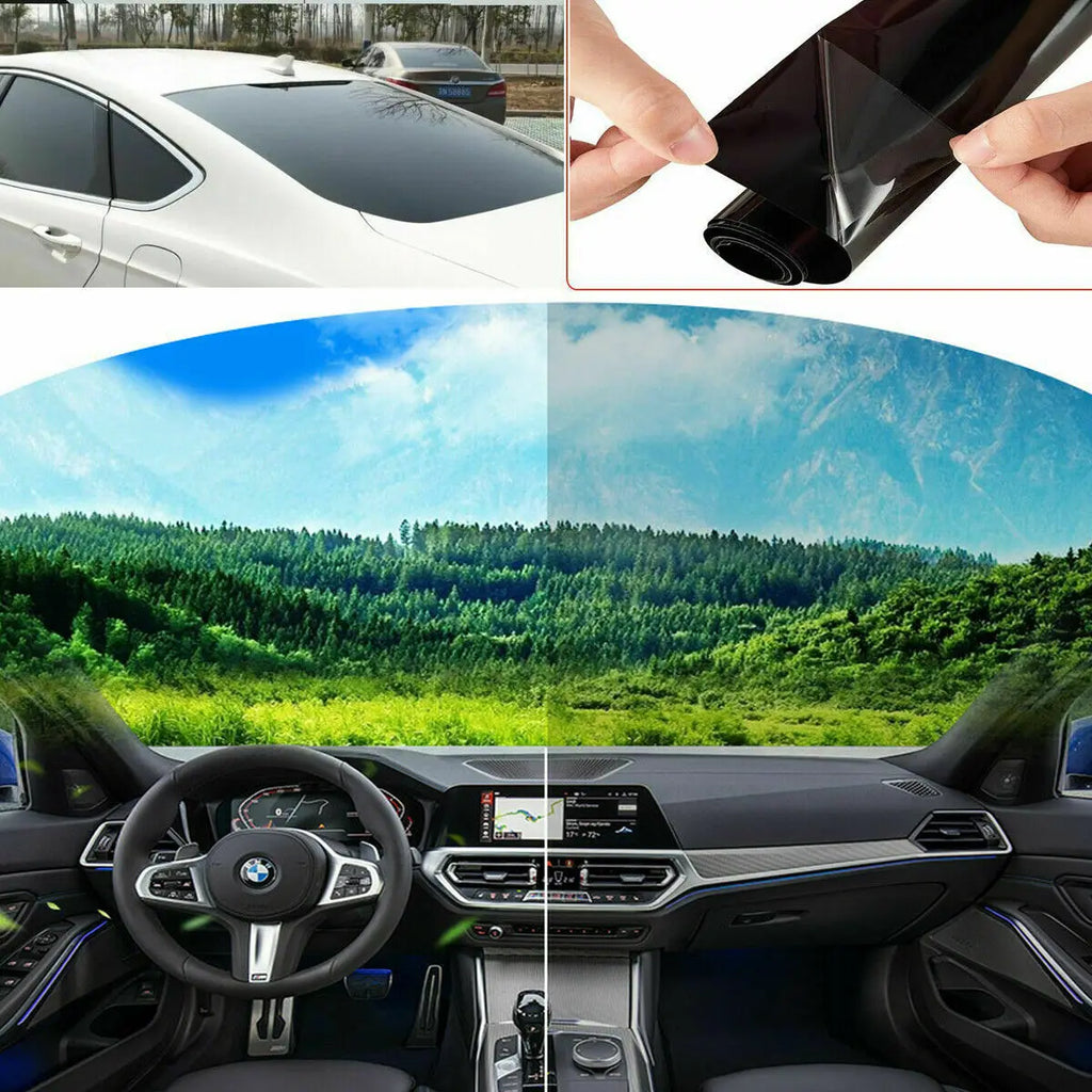 5/15/25/35% VLT Solar Decorative Glass Film for Car Stained Mirror Stickers Sunscreen Thermal Insulation Window Tint Reflective
