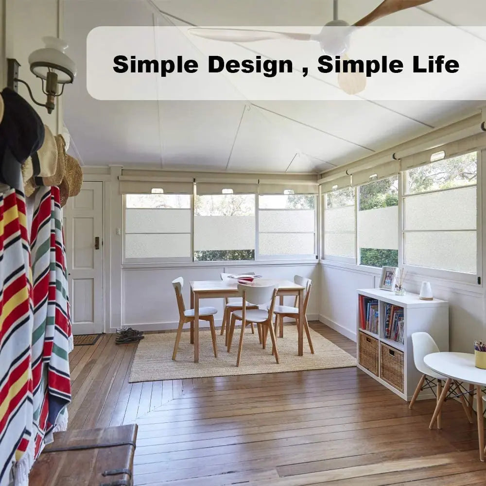 Matte Pure Window Privacy Film Frosted Glass Opaque Sun Blocking Covering Self-Adhesive Vinyl Decals for Bathroom Decoration