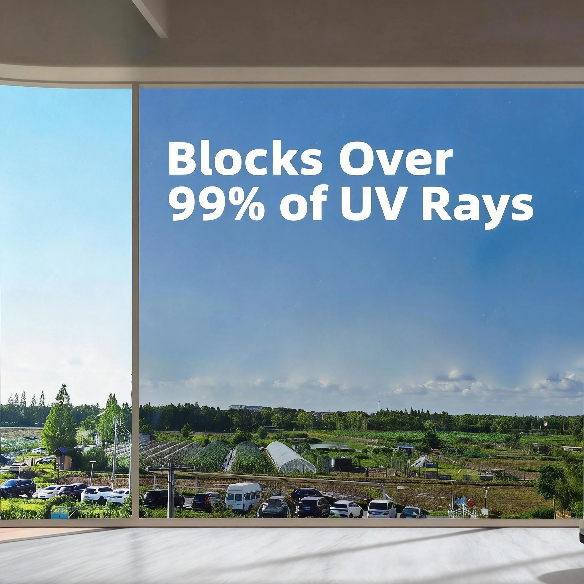 One Way Mirror Window Film Sun Block Heat Control Reflective Privacy for Home Glass Door Anti Peeping UV Protection