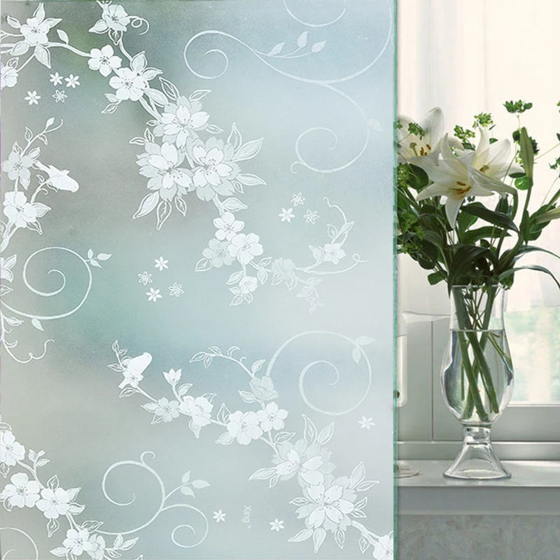 3D Rainbow Window Film Privacy Decorative Stickers Heat Control for Glass Self-Adhesive Film Removable Glass Vinyl Anti UV Home