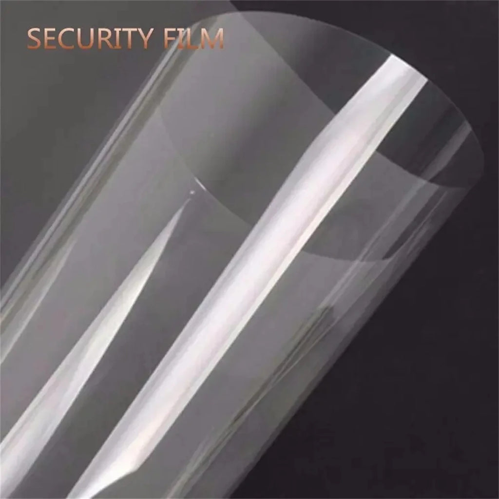 Self-adhesive Sun Blocking Glass Vinyl Transparent Safety Window Film Door Heat Control Decorative Window Tint Reflective