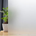 Matte White Window Film Privacy Frosted Heat Control Glass Covering for Home Opaque Self Adhesive Door Sticker for Bathroom