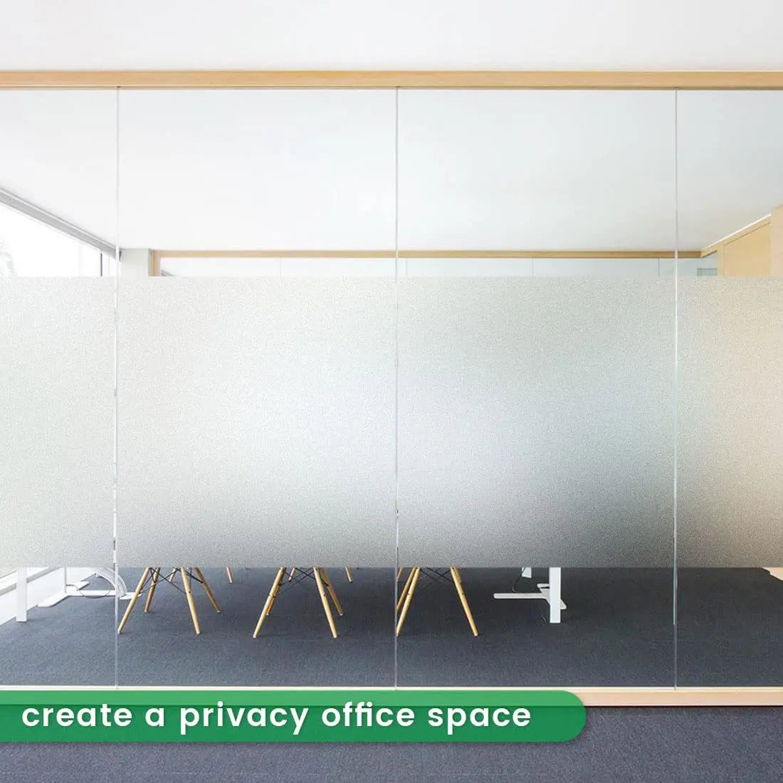 Matte White Window Film Privacy Frosted Heat Control Glass Covering for Home Opaque Self Adhesive Door Sticker for Bathroom