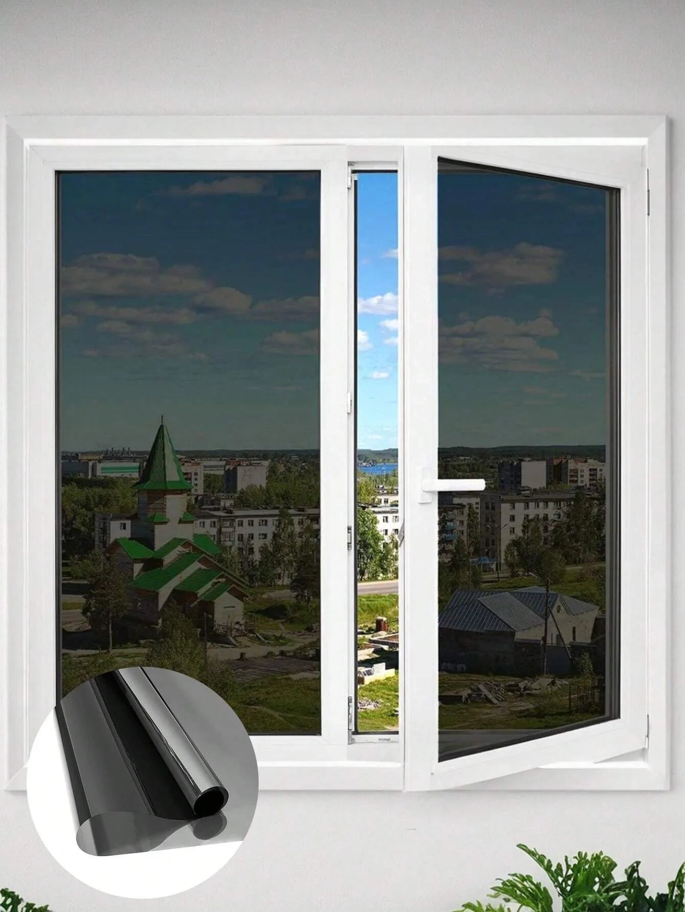 5% VLT Black Window Tint Film Self Adhesive Car Window Privacy Dark Tint Sun Block Heat Control UV Protection